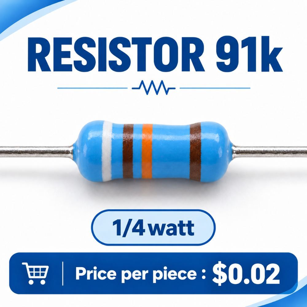 Resistor 1/4watt 91k - 390k